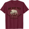 Nebraska Buffalo Funny Quote Nebraska Do Not Pet the Fluffy Cows Funny Bison Souvenir T-Shirt - Burgundy