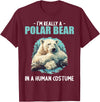 Polar Bears Polar Bear Lovers Shop Polar Bears Polar Bear T-Shirt - Burgundy