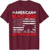 Funny Black Bear Hunting Gear Gifts For Men Hunter American Black Bear Hunting Legend USA Black Bear Hunting T-Shirt - Burgundy