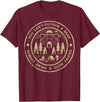 Funny Jokes And Cute Pun Designs You Can't Outrun A Bear T-Shirt - Burgundy