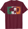 Buffalo - Saint Paddys Funny Ireland Flag Buffalo - Shamrock St. Patrick's Day Irish Flag T-Shirt - Burgundy
