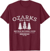 Arkansas Wilderness Designs and Gifts Buffalo National River - Arkansas - Ozark Mountains T-Shirt - Burgundy