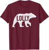 Matching Family Bear by Foxio Lolly Bear Matching Family Camping Bear Funny Lolly T-Shirt - Burgundy