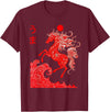 Lunar New Year 2026 Japanese New Year Of The Horse Japanese New Year 2026 Year of The Horse Men Women Kids T-Shirt - Burgundy