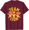 Lion Design for Lion Lovers Team Lion Stuff | Lion Costume | Products for Lion T-Shirt - Burgundy