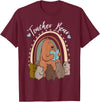 Thank You Teacher Appreciation Gifts Teacher Bear Reading Appreciation Teacher Graphic T-Shirt - Burgundy