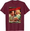 Last Gasp Graphics Brain Eaters 1950s horror comic cover T-Shirt - Burgundy
