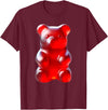 Urban Empyre Red Gummy Bear T-Shirt - Burgundy