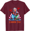 Grandma bear native american Tee Grandma bear native american T-Shirt - Burgundy