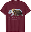Katmai National Park Landscape Shirts & Gifts Alaskan Bear Katmai National Park Lake Image Alaska Souvenir T-Shirt - Burgundy