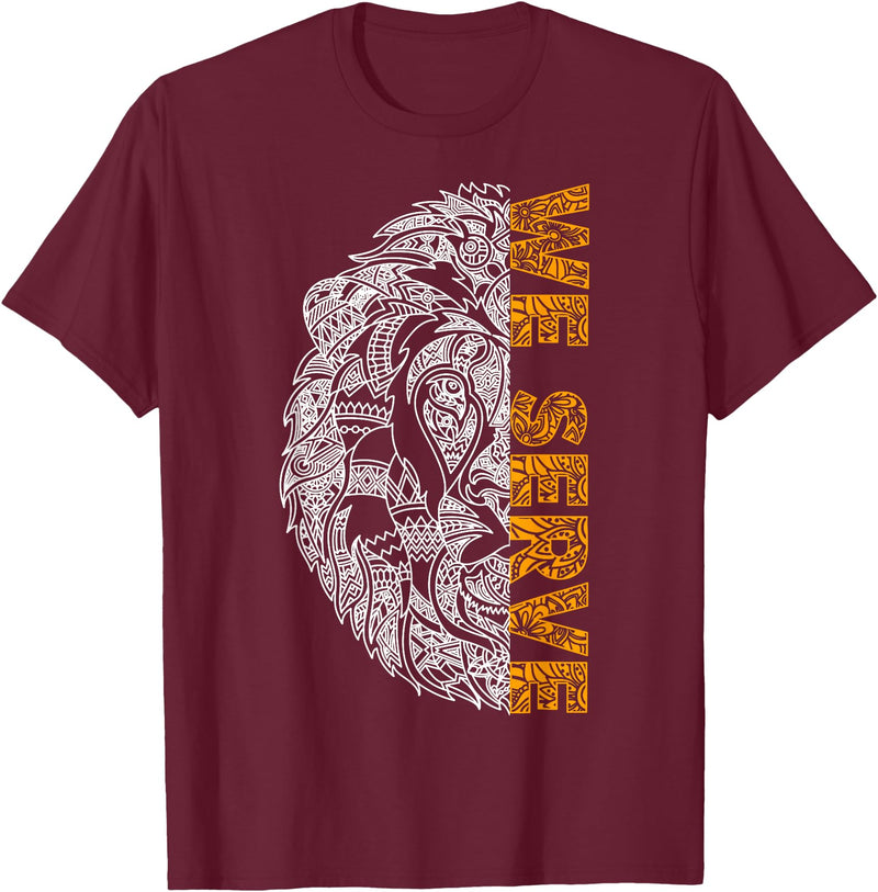 Lions Club gift Lions Club member We Serve gift T-Shirt - Burgundy