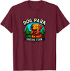 Dog Park Social Club T-Shirt - Burgundy