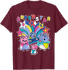 Peppa Pig Super Star Poster T-Shirt - Burgundy