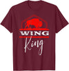 Nickel City Tailgate Gear Buffalo Wing King Legend T-Shirt - Burgundy