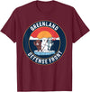 Greenland Defense Front Polar Bear tee Greenland Guard Polar Bear Spear Arctic Emblem T-Shirt - Burgundy