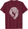 CELTIC KNOTWORK TRIBAL TATTOO BEAR TEES CELTIC KNOTWORK TRIBAL TATTOO BEAR T-SHIRT T-Shirt - Burgundy