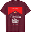 Kills The Boredom T-Shirt - Burgundy