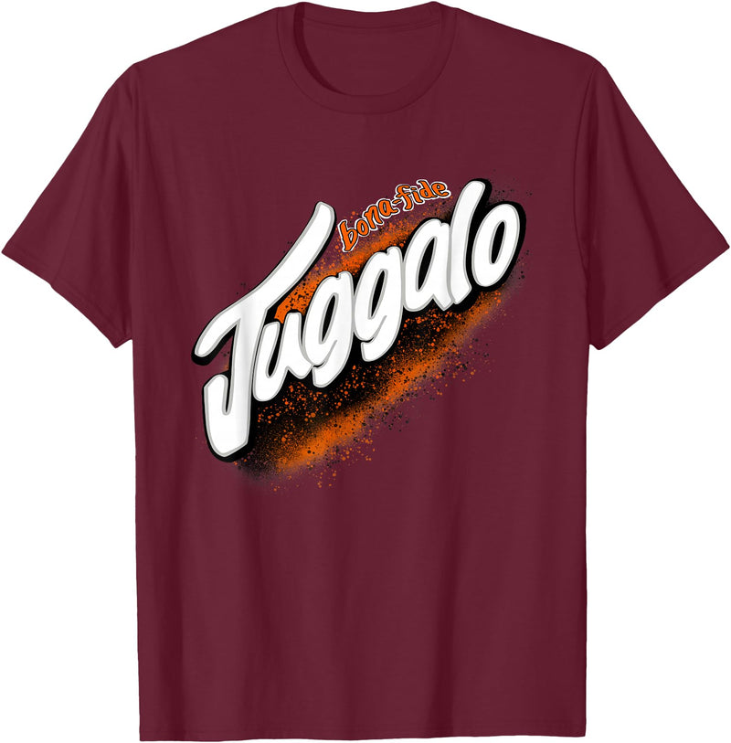 Juggalo Halloween Juggaooze Design Monster Splash Graffiti T-Shirt - Burgundy