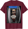 Funny Tung Tung Tung Sahur Italian Brainrot Meme There is Motion at Your Front Tung Tung Tung Sahur Meme T-Shirt - Burgundy