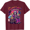 Summerween Halloween in July Spooky Summer Horror summerween Sun Sand and Scare Skeleton Halloween T-Shirt - Burgundy