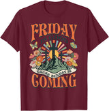 Easter Jesus Christian Friday Is Good Cause Sunday Is Coming T-Shirt in Burgundy