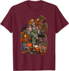 Halloween Gardening Lover Apparel & Gifts Outlet Freshly Planted Skeleton Gardener Halloween T-Shirt - Burgundy