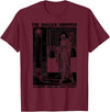 Edgar Allan Poe Fan Club of Compton Edgar Poe Art Masque of the Red Death-Edgar Allen Poe Quote T-Shirt - Burgundy