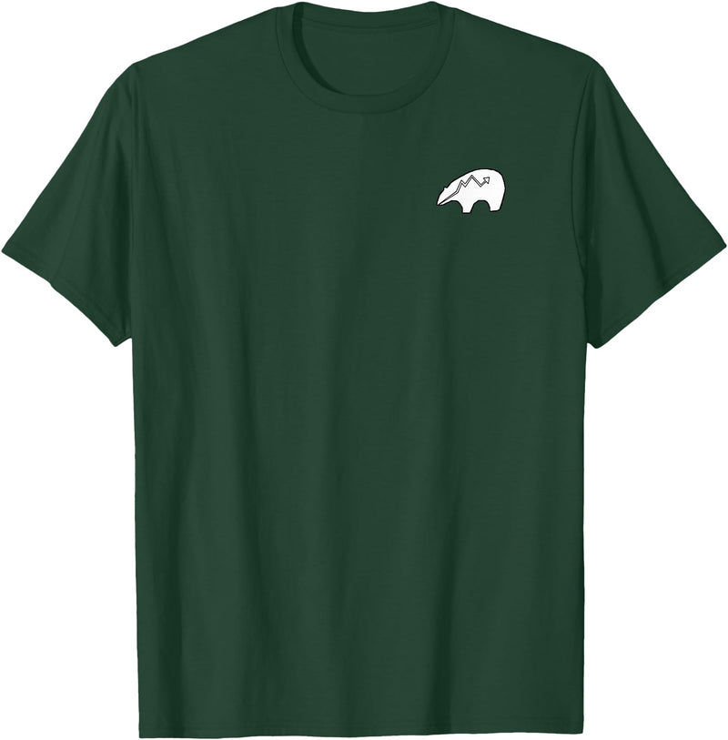 P&L Originals Zuni Bear pocket-style tee shirt emblem T-Shirt - Dark Green
