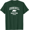 Churchill Polar Bear Shirts & Gifts Churchill Manitoba Canada Polar Bear T-Shirt - Dark Green