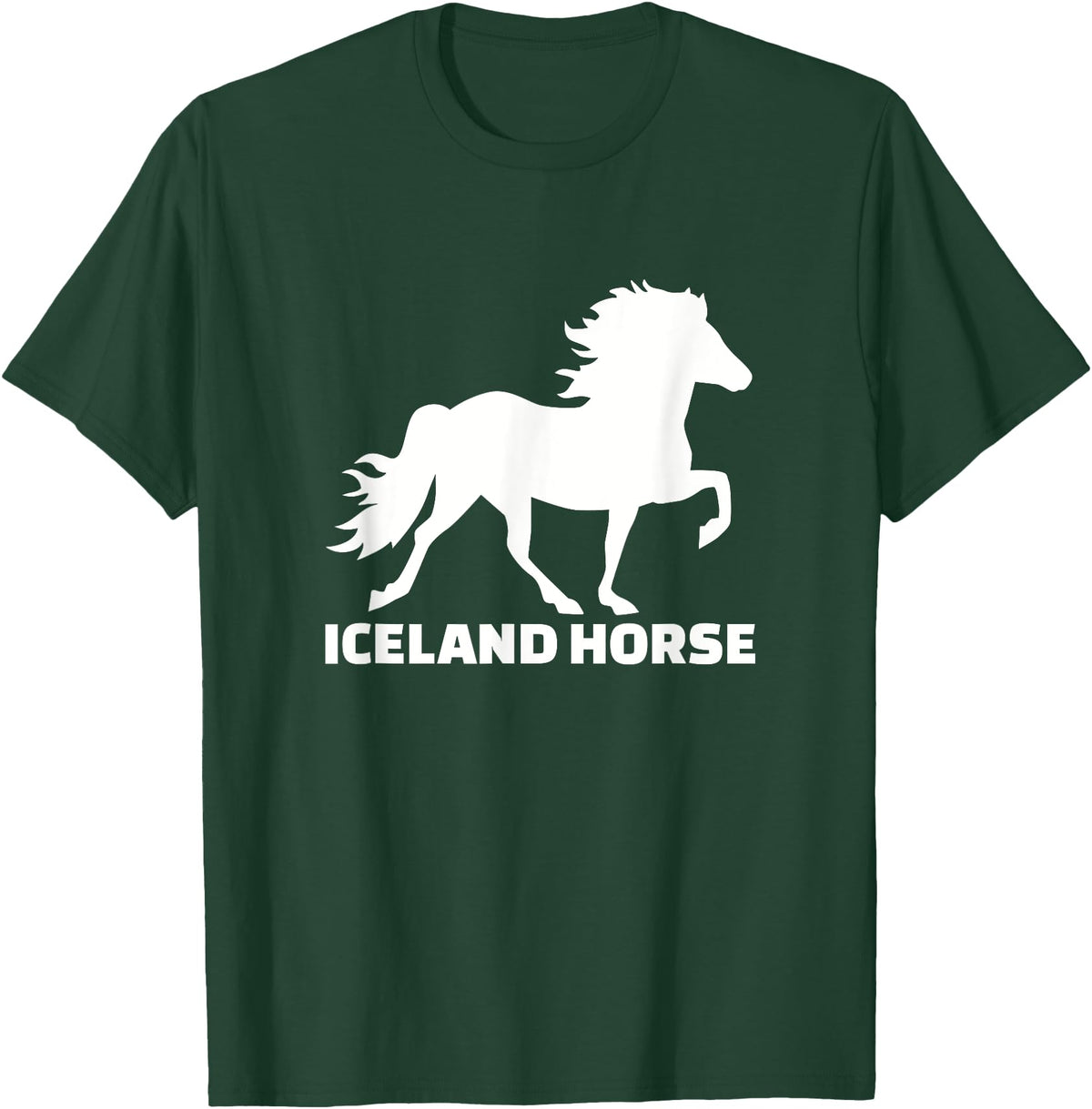 Icelandic horse gifts Icelandic horse T-Shirt - Dark Green