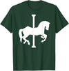Carousel horse T-Shirt - Dark Green