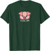 Funny Video Game Clothing Gifts for Gamers Going Ham - Funny Gamer and BBQ Chef Pig Gift T-Shirt - Dark Green
