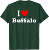 I Love Buffalo City NY Hometown Matching Classic T-Shirt - Dark Green