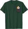 Guinea Pig Shirts For Men Women Kids Gift Guinea Pig Pocket Funny Cavy Rodent Animal Men Women Kids T-Shirt - Dark Green