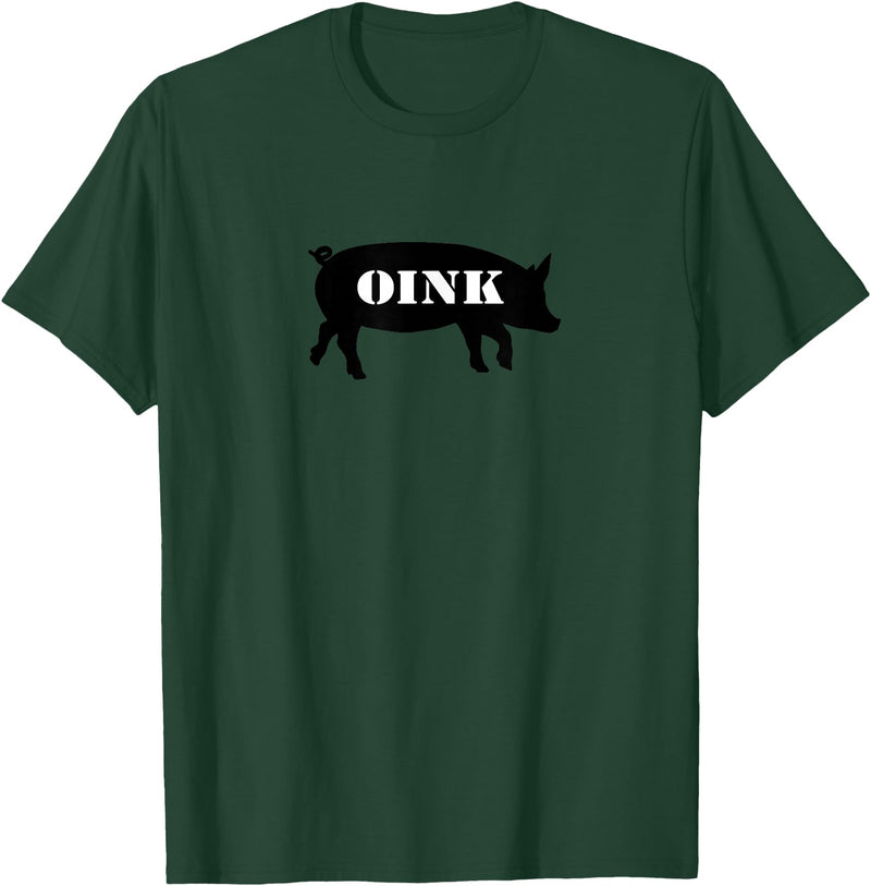 Bear Daddy Oink Pig Play Funny Gay Men's T-Shirt T-Shirt - Dark Green