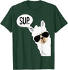 Funny Alpaca Gifts Accessories Alpaca Llama Sup T-Shirt - Dark Green