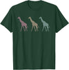 Niki Giraffes T-Shirt - Dark Green
