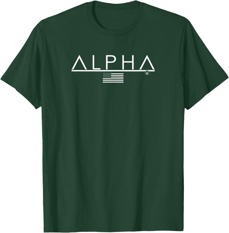 Alpha Gym Rabbit Workout Bodybuilding Fitness T-Shirt in Dark Green