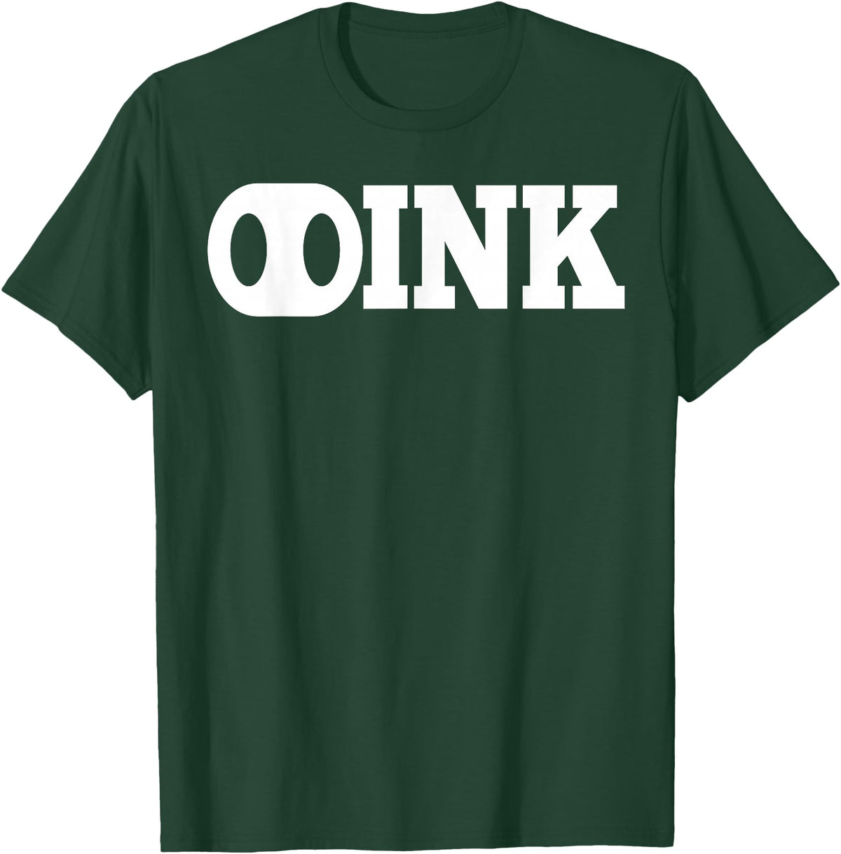 LGBT Pig Play Shirts AP OINK Gay Mens Pig Play Shirt T-Shirt - Dark Green
