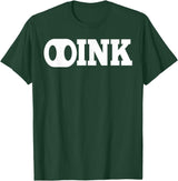 LGBT Pig Play Shirts AP OINK Gay Mens Pig Play Shirt T-Shirt - Dark Green