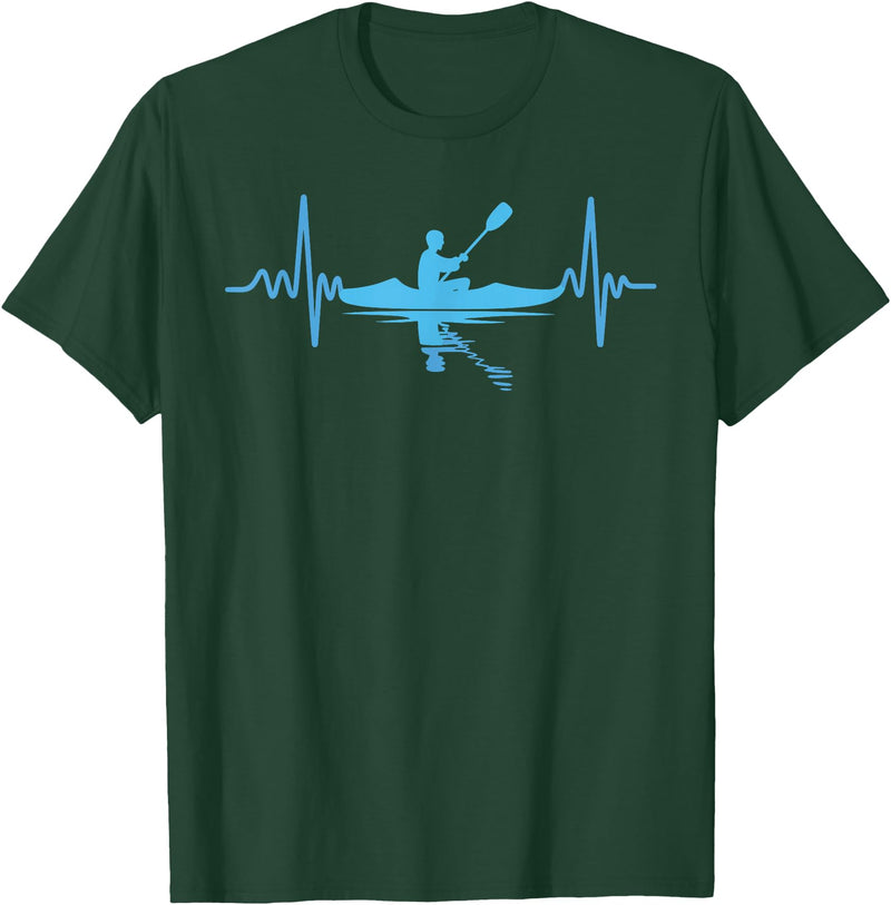 Unique Kayak Gift Kayaking Accessories Kayak Stuff Kayak Novelty for Men Women Kayaker Kayaking Kayak Lover T-Shirt - Dark Green