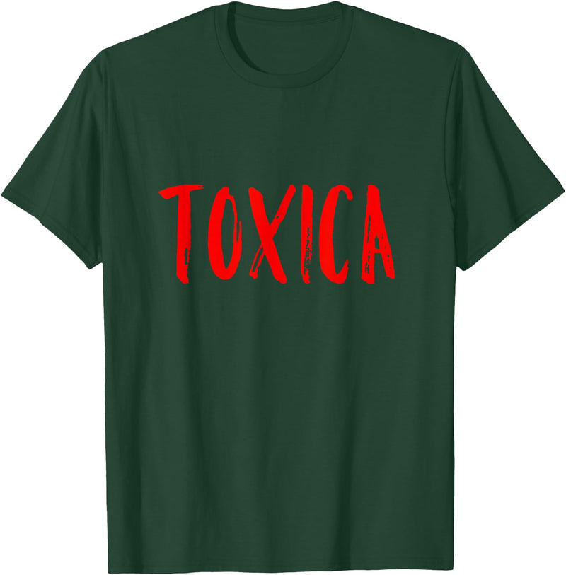 The Spanish Cow Toxica Funny Spanish Toxic Mexican T-Shirt - Dark Green