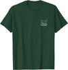The Cat Head Apparel Co Cat Minimalist T-Shirt - Dark Green