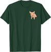 Funny Pig Farmer Gifts Funny Pig in Bag Farm Pig T-Shirt - Dark Green