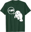 Manatee Marine Biology Tees Manatee Cows of the Sea Funny Marine Biology T-Shirt T-Shirt - Dark Green