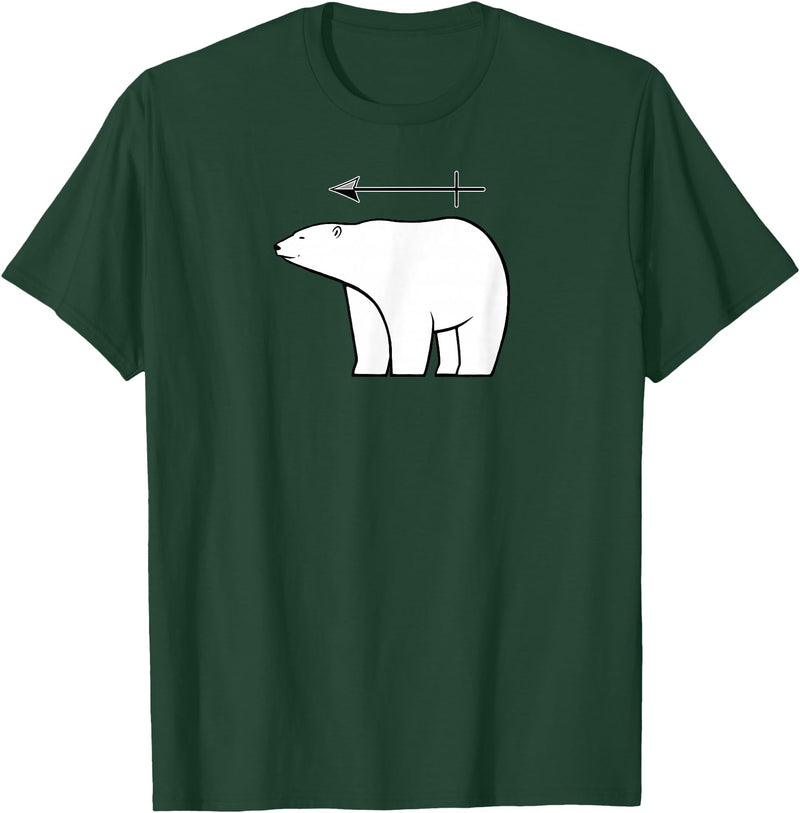 Mike Robe Designs Eisbär Funny Chemistry Science Pun Men and Women T-Shirt - Dark Green