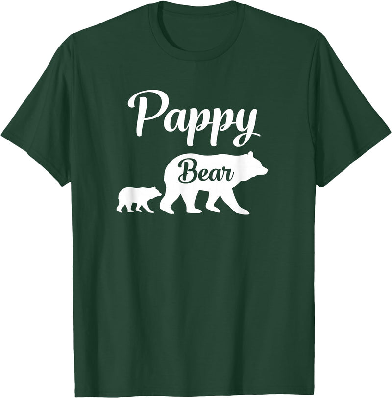 Pappy Gifts Pappy Bear Funny Gift T-Shirt - Dark Green