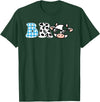 Cow Farm Themed Birthday Party Bro Cow Theme Birthday Party Brother Matching Family T-Shirt - Dark Green