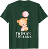 Big Sister Little Sister Outfits Siblings - Im the big sister bear T-Shirt - Dark Green