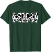 Family Matching Gifts Cow Mimi Cow Print Cow Pattern Mother's Day T-Shirt - Dark Green